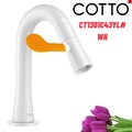 Vòi rửa mặt lavabo lạnh COTTO CT1301C43YL#WH