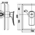 Mặt nạ sen tắm âm tường COTTO CT2256A#CG