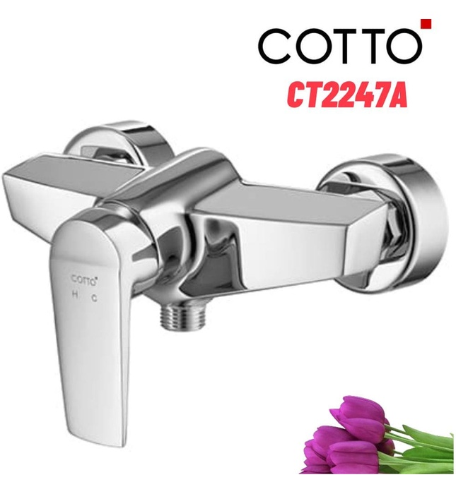 Củ sen tắm nóng lạnh COTTO CT2247A