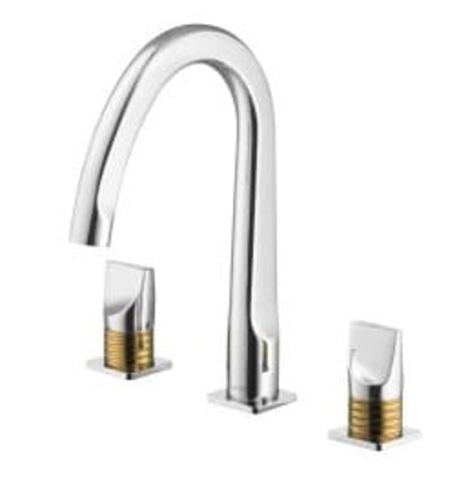 Vòi rửa mặt lavabo nóng lạnh 3 lỗ COTTO CT2282C46#CG