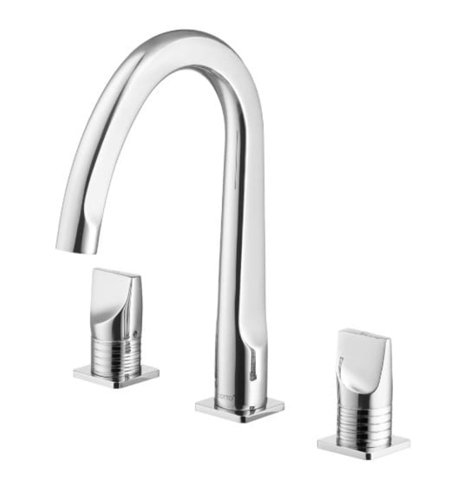 Vòi rửa mặt lavabo nóng lạnh 3 lỗ COTTO CT2282C46