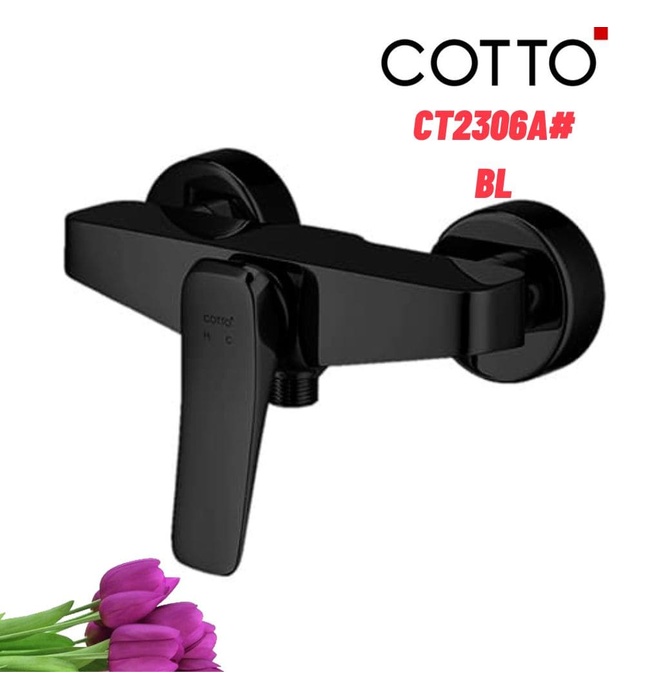 Củ sen tắm nóng lạnh COTTO CT2306A#BL