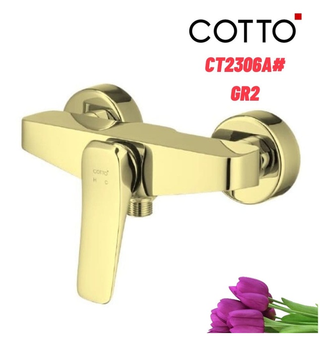 Củ sen tắm nóng lạnh COTTO CT2306A#GR2