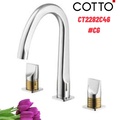 Vòi rửa mặt lavabo nóng lạnh 3 lỗ COTTO CT2282C46#CG