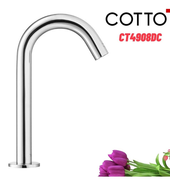 Vòi rửa mặt lavabo lạnh cảm ứng dùng pin COTTO CT4912DC