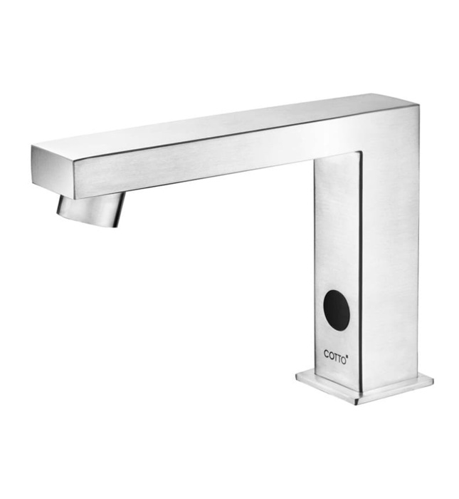 Vòi rửa mặt lavabo lạnh cảm ứng dùng pin COTTO CT4925DC#SA
