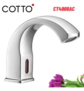 Vòi rửa mặt lavabo lạnh cảm ứng dùng điện COTTO CT4908AC