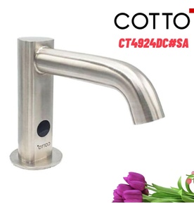 Vòi rửa mặt lavabo lạnh cảm ứng dùng pin COTTO CT4924DC#SA