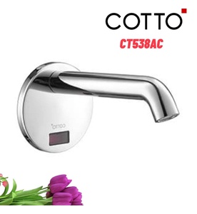 Vòi rửa mặt lavabo lạnh cảm ứng dùng điện COTTO CT538AC