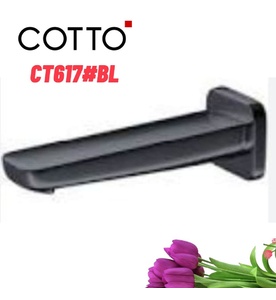 Vòi xả bồn tắm gắn tường COTTO CT617#BL
