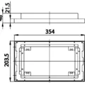 Khung giá đỡ bát sen COTTO ZF01B200