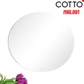 Gương soi phòng tắm oval đèn led Cotto MNL001