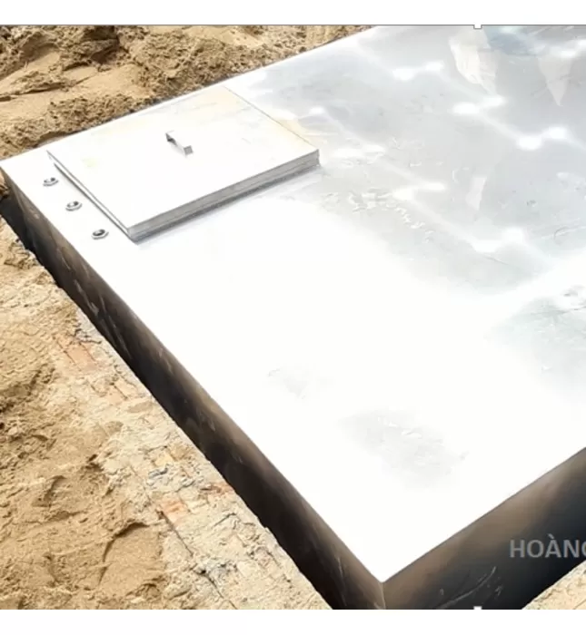 Bể nước ngầm inox Sơn Hà Xanh 2000l SHG2000BNI