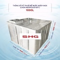 Bể nước ngầm inox Sơn Hà Xanh 1000l SHG 1000BNI