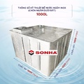 Bể nước ngầm inox Sơn Hà 1000l SH 1000BNI