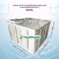 Bể nước ngầm inox Toàn Thắng 1000L TT 1000BNI