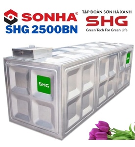 Bể nước ngầm inox Sơn Hà Xanh 2500l SHG 2500BNI