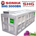 Bể nước ngầm inox Sơn Hà Xanh 3000l SHG 3000BNI