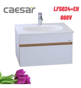 Bộ Tủ chậu lavabo Treo Tường Caesar LF5024+EH660V