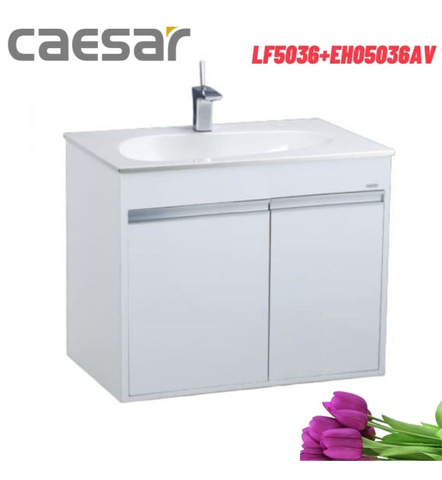 Bộ Tủ chậu lavabo Treo Tường Caesar LF5036+EH05036AV