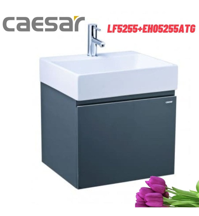 Bộ Tủ chậu lavabo Treo Tường Caesar LF5255+EH05255ATG