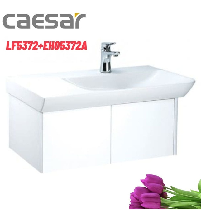 Bộ Tủ Lavabo Caesar Treo Tường LF5372+EH05372AV