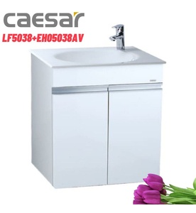Bộ Tủ chậu lavabo Treo Tường Caesar LF5038+EH05038AV