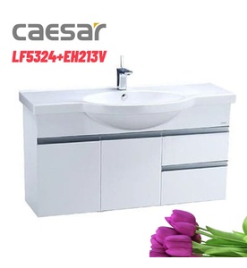 Bộ Tủ chậu lavabo Treo Tường Caesar LF5324+EH213V