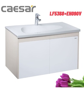 Bộ Tủ chậu lavabo Treo Tường Caesar LF5368+EH090V