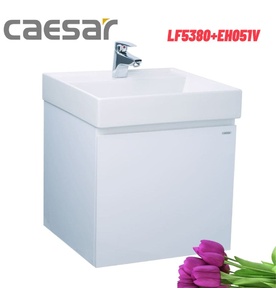 Bộ Tủ chậu lavabo Treo Tường Caesar LF5380+EH051V