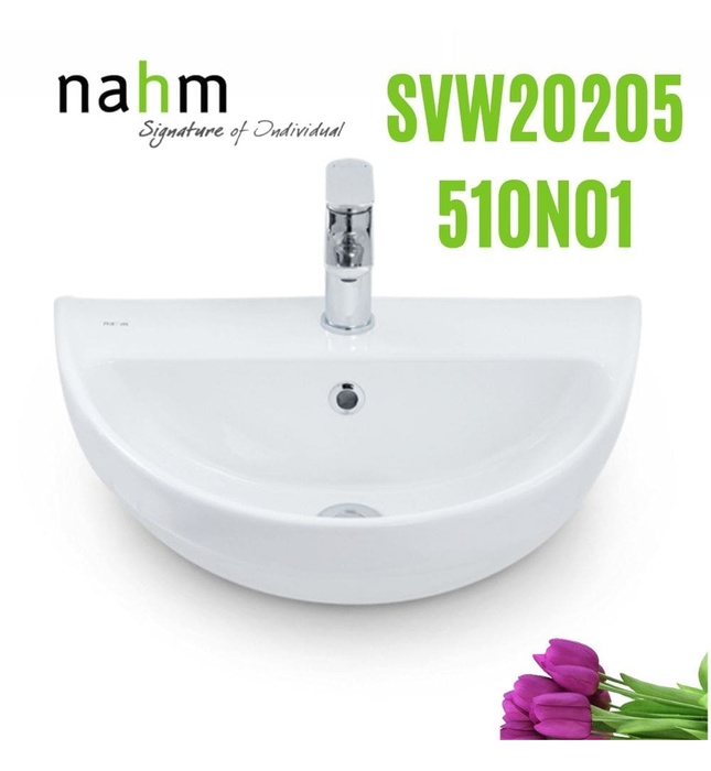 Chậu rửa mặt treo tường Nahm SVW20205510N01
