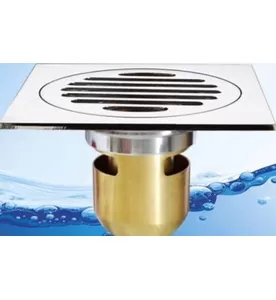 Thoát sàn đồng 12x12cm D60-76-90 TSD1212