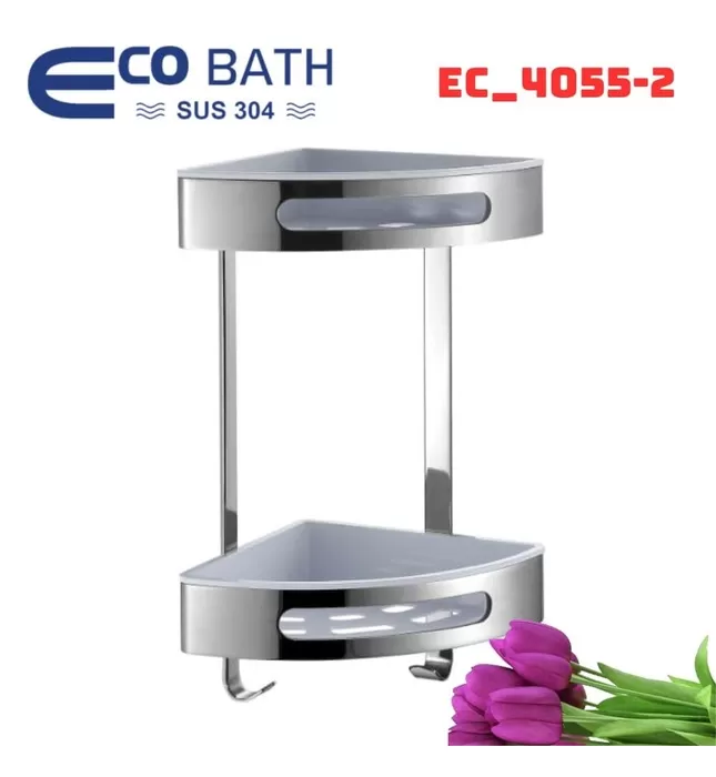 Kệ góc để đồ 2 tầng EcoBath EC-4055-2