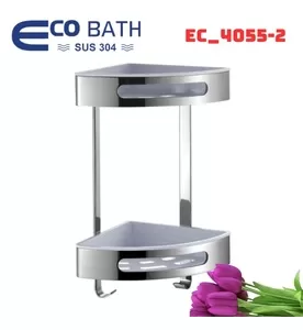 Kệ góc để đồ 2 tầng EcoBath EC-4055-2