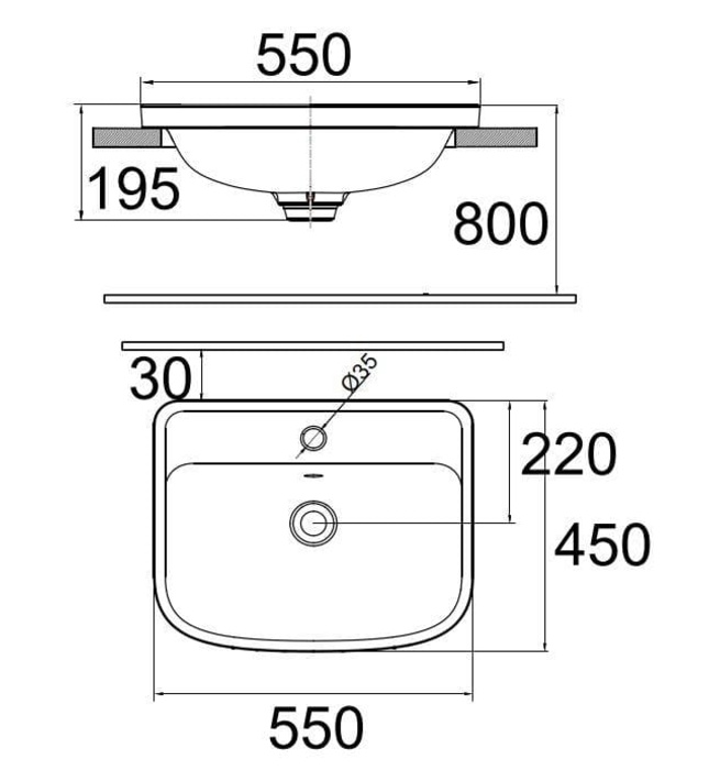Chậu rửa dương vành American Stadard VF-0462