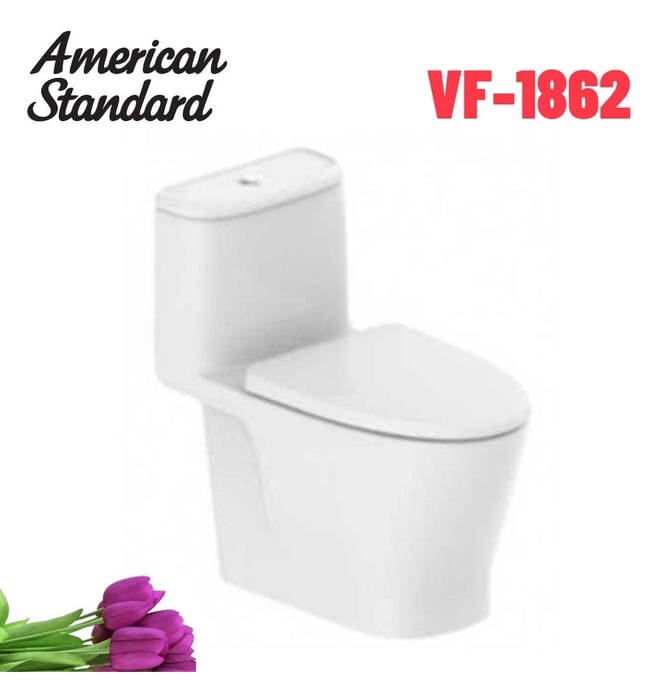 Bàn cầu 1 khối nắp êm American Standard VF-1862 