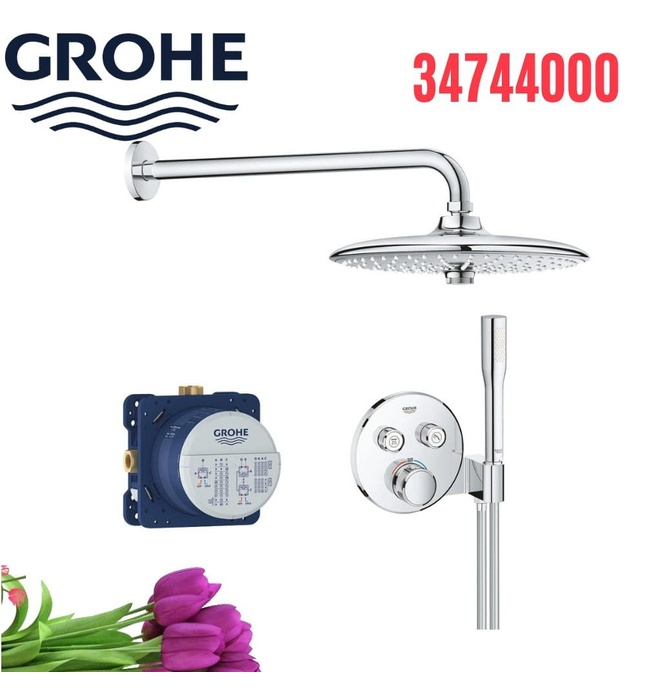 Sen Tắm Nóng Lạnh Âm Tường Đức Grohe 34744000