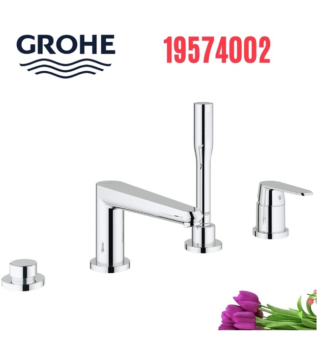 Vòi Chậu 4 Lỗ Kết Hợp Đòn Bảy Grohe 19574002
