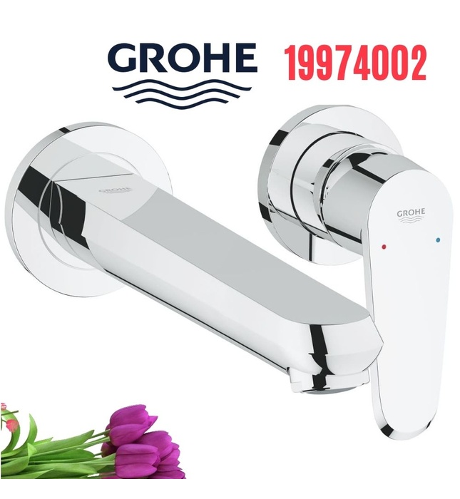 Vòi Lavabo Nóng Lạnh 2 Chân Gắn Tường Grohe 19974002