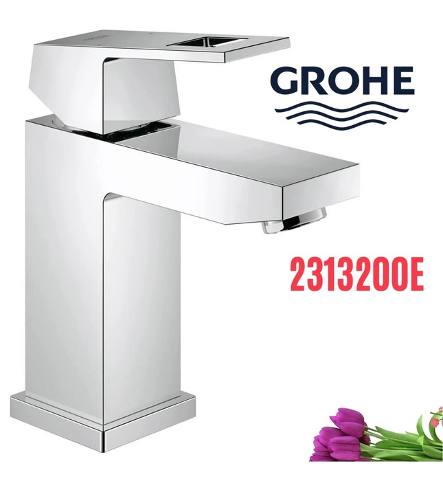 Vòi lavabo nóng lạnh 1 chân vuông Grohe Đức 2313200E