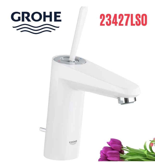 Vòi Lavabo nóng lạnh trắng sứ Grohe 23427LS0