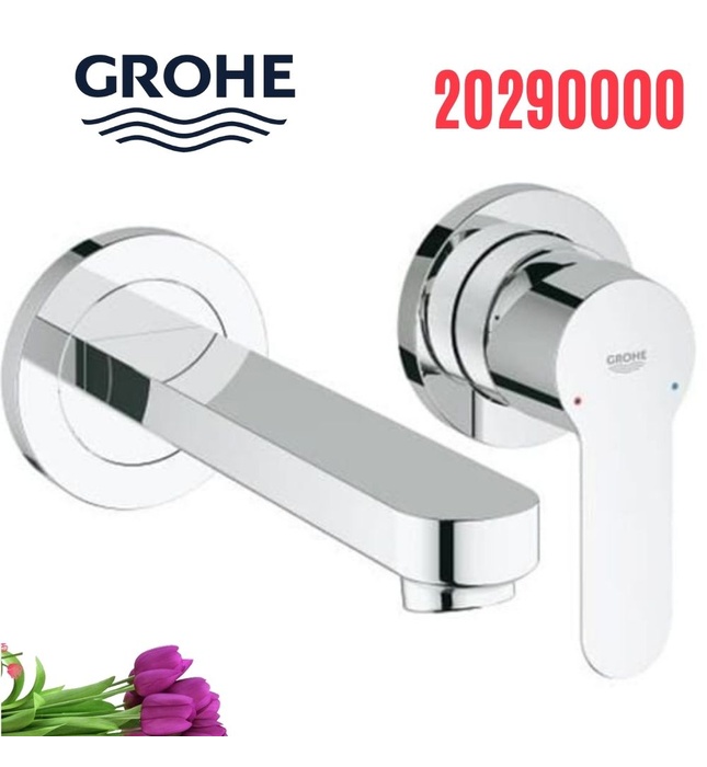 Vòi lavabo nóng lạnh 2 chân gắn tường Grohe 20290000