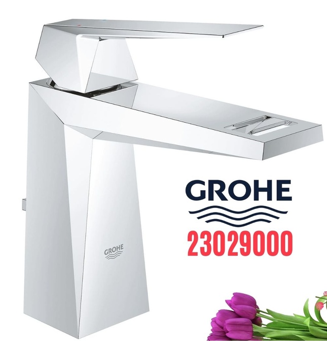 Vòi lavabo nóng lạnh 1 chân gắn chậu Allure Brilliant GROHE 23029000