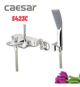 Vòi Sen Tắm Nóng Lạnh Caesar S423C Bát Sen 1 Chế Độ