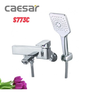 Vòi Sen Tắm Nóng Lạnh Caesar S773C Bát Sen 3 Chế Độ