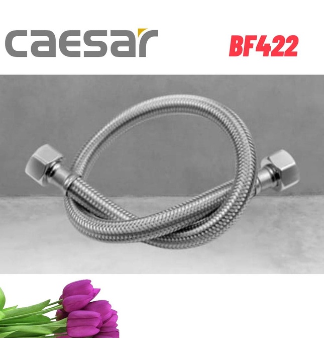 Dây Cấp Nước Caesar BF422 Mạ 40cm