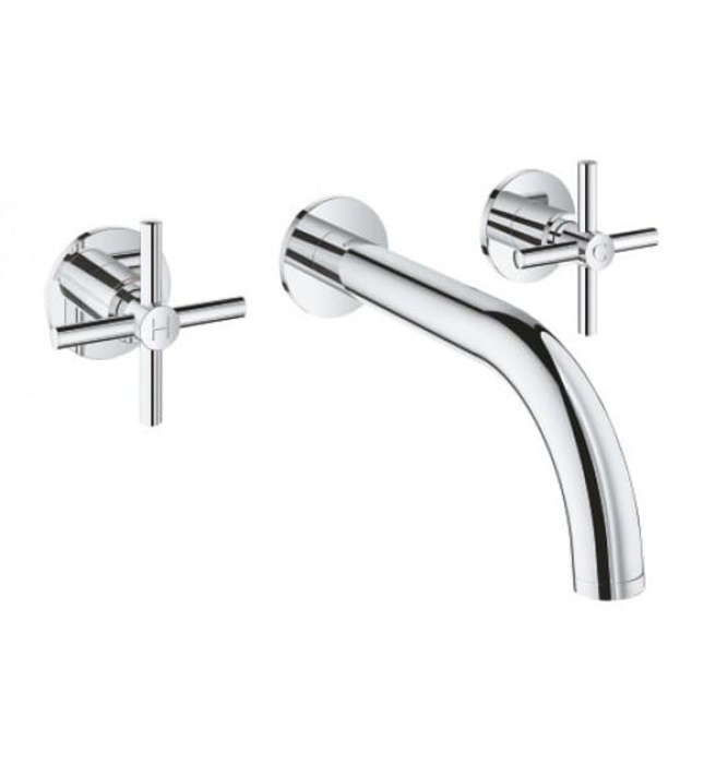 Vòi Chậu Lavabo Nóng Lạnh Gắn Tường Đức Grohe 20164003