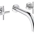 Vòi Chậu Lavabo Nóng Lạnh Gắn Tường Đức Grohe 20164003