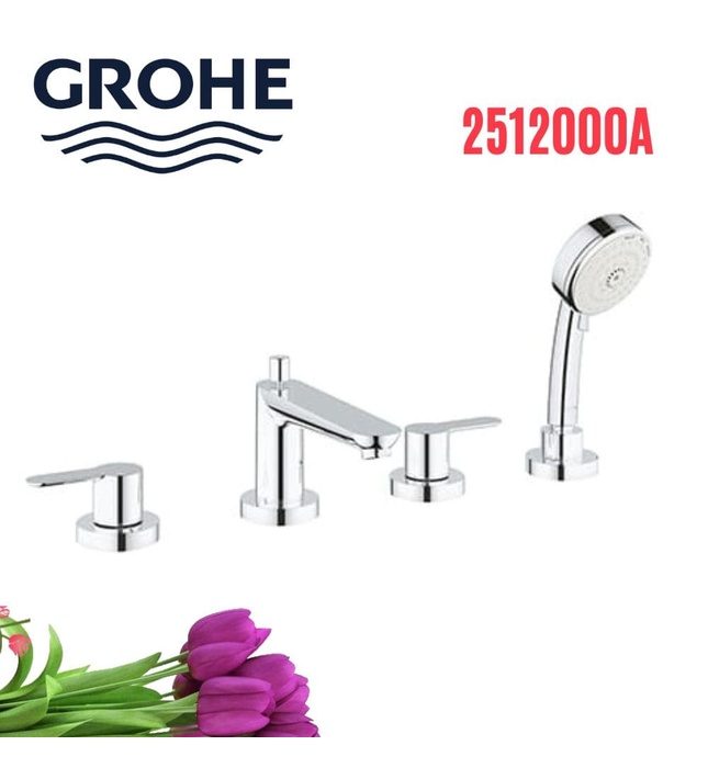 Vòi Xả Bồn Tắm 4 Lỗ Gắn Bồn Đức Grohe 2512000A