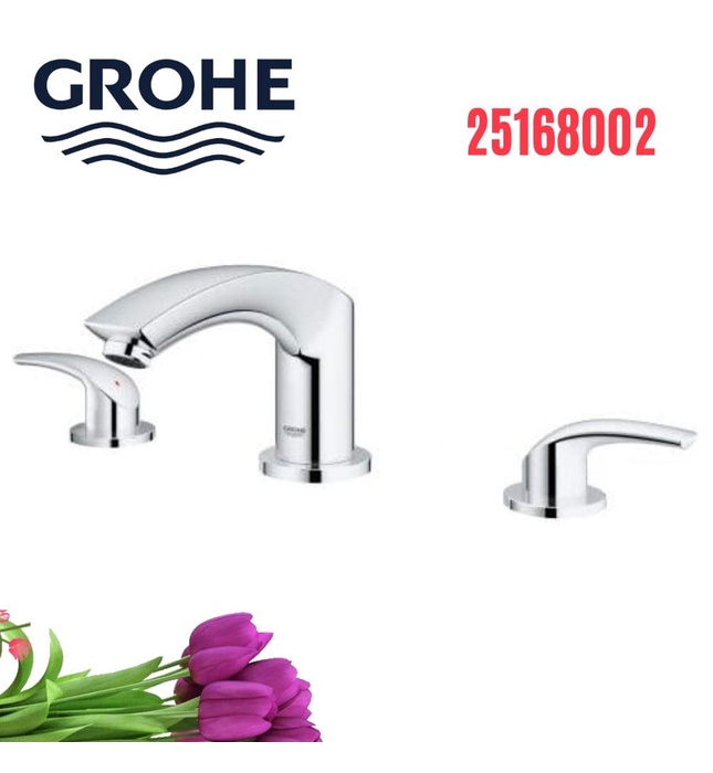 Vòi Chậu Lavabo Nóng Lạnh 3 Lỗ Đức Grohe 25168002